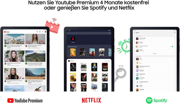 Samsung Galaxy Tab S6 Lite (2022), 10,4 Zoll TFT Display, 64 GB Speicher, WiFi, Android Tablet inkl.