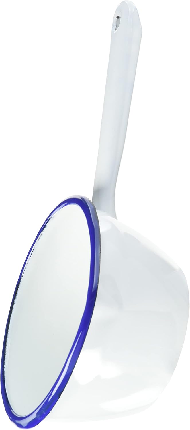 IBILI CAZO Blanco 12 cm, Stainless Steel, weiss/blau 12 x 12 x 5 cm, 12 x 12 x 5 cm