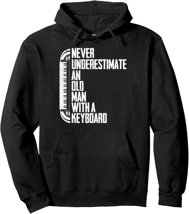 Keyboard Synthesizer Keyboarder Alter Mann | lustiger Spruch Pullover Hoodie