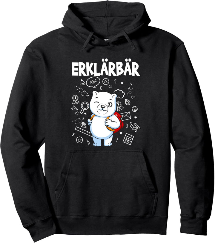 Vorschullehrer Vorschule Lehrer Pädagoge Sprüche Erklärbär Pullover Hoodie