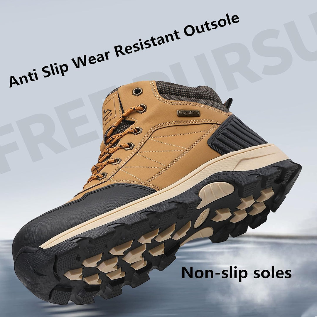 ARRIGO BELLO Winterschuhe Herren Winterstiefel Wanderstiefel Trekking Stiefel Gefüttert Warm Rutschf
