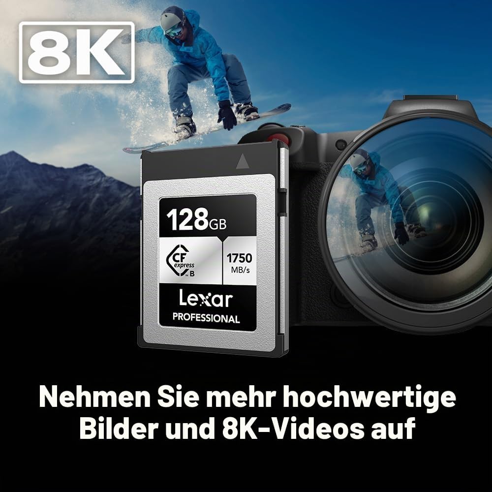 Karta Lexar Professional Silver CFexpress 128 GB (LCXEXSL128G-RNENG), 128 GB