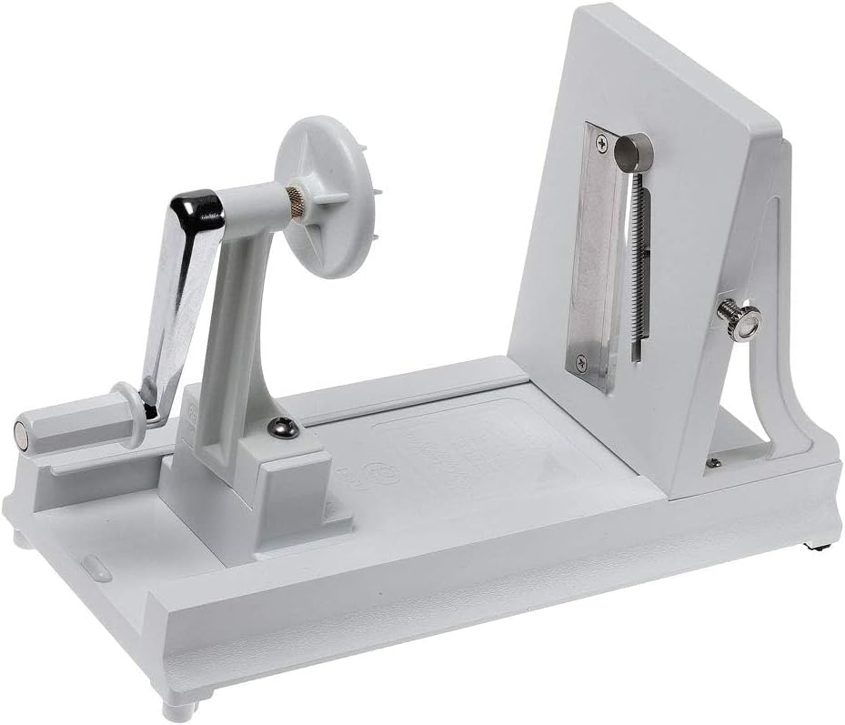 Benriner Turning Slicer, with 4 Japanese Stainless Steel Blades, White Turning Slicer, White, Turnin