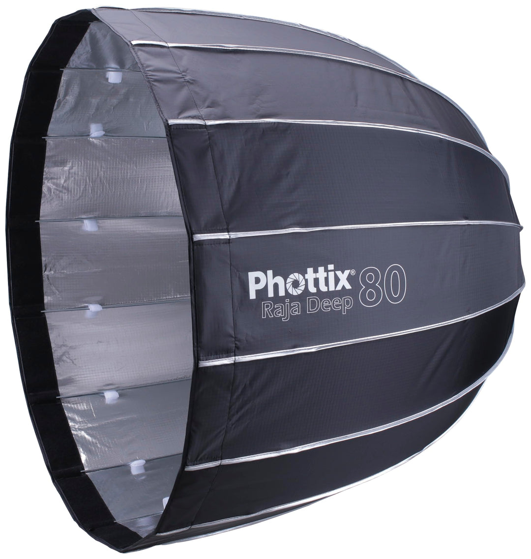 Phottix Raja PH82724 Parabol-Softbox, 81,3 cm tiefe, parabelförmige Softbox 32in, tiefe, parabelförm