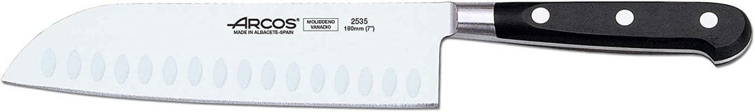 Arcos Serie Lyon - Santoku Messer | Messer Arcos - Klinge aus NITRUM geschmiedetem Edelstahl 180 mm