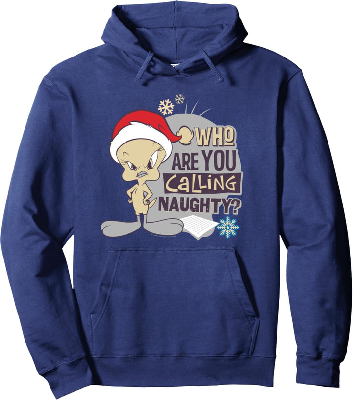 Looney Tunes Tweety Who You Calling Naughty? Pullover Hoodie