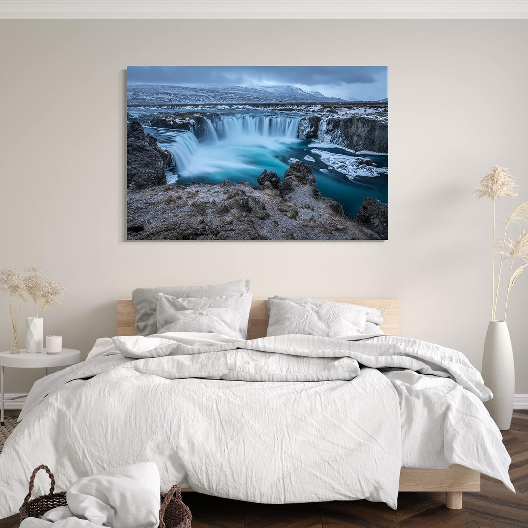 Printed Paintings Leinwand (120x80cm): Niagara-Falls Traum-Landschaft Wasser See Natur-Bilder was 12