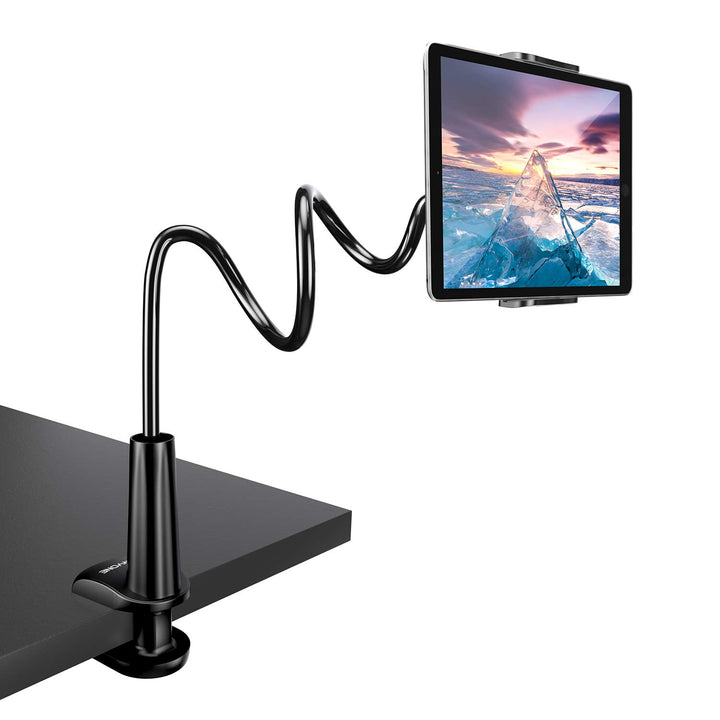 TRYONE Schwanenhals Tablet Halterung, Tablet Halter – Flexibler Verstellbarer Arm im Bett für Ipad/H