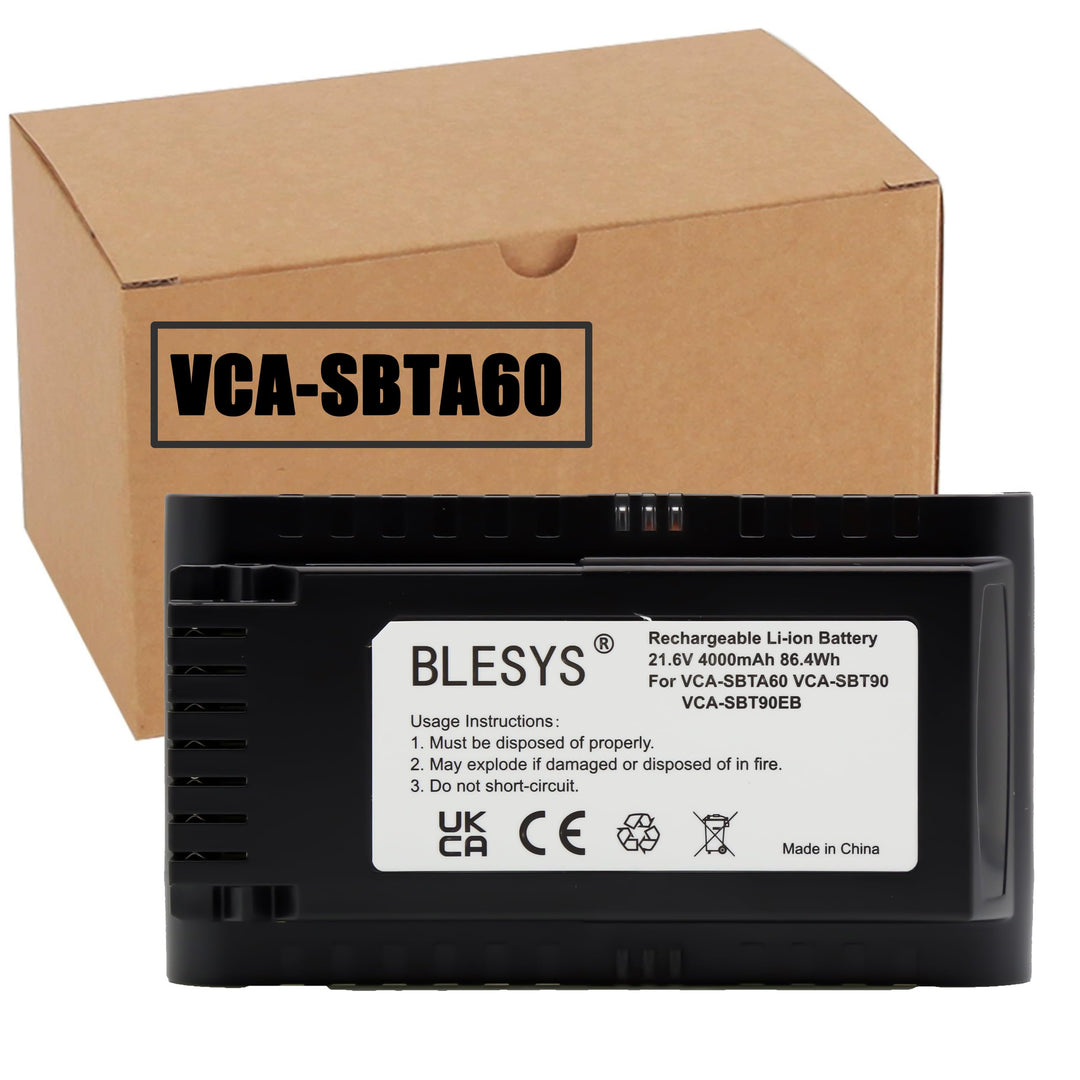 BLESYS VCA-SBTA60 VCA-SBTA60/VT Akku für Samsung Jet 60 Turbo Jet 65 Pet Pro Staubsauger 21,6V 86,4W