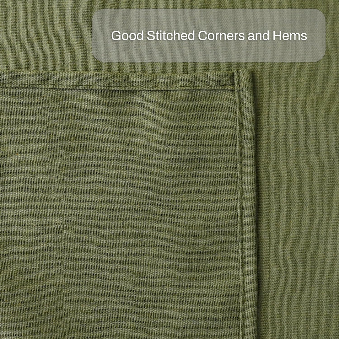 weich Polyester -Leinen gemischt Abendessen Cloth Servietten, 12 Stück (40 x 40 cm), für Veranstaltu