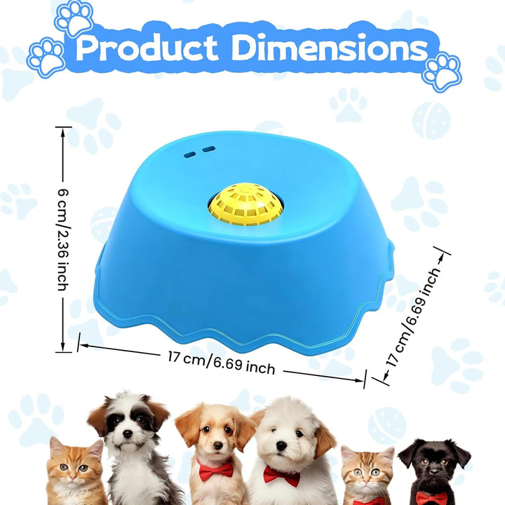 Hundelickspielzeug, Weichgummi Lick Bowl Für Hunde, 360° rutschfest und Kippsicher Schleckball Hund