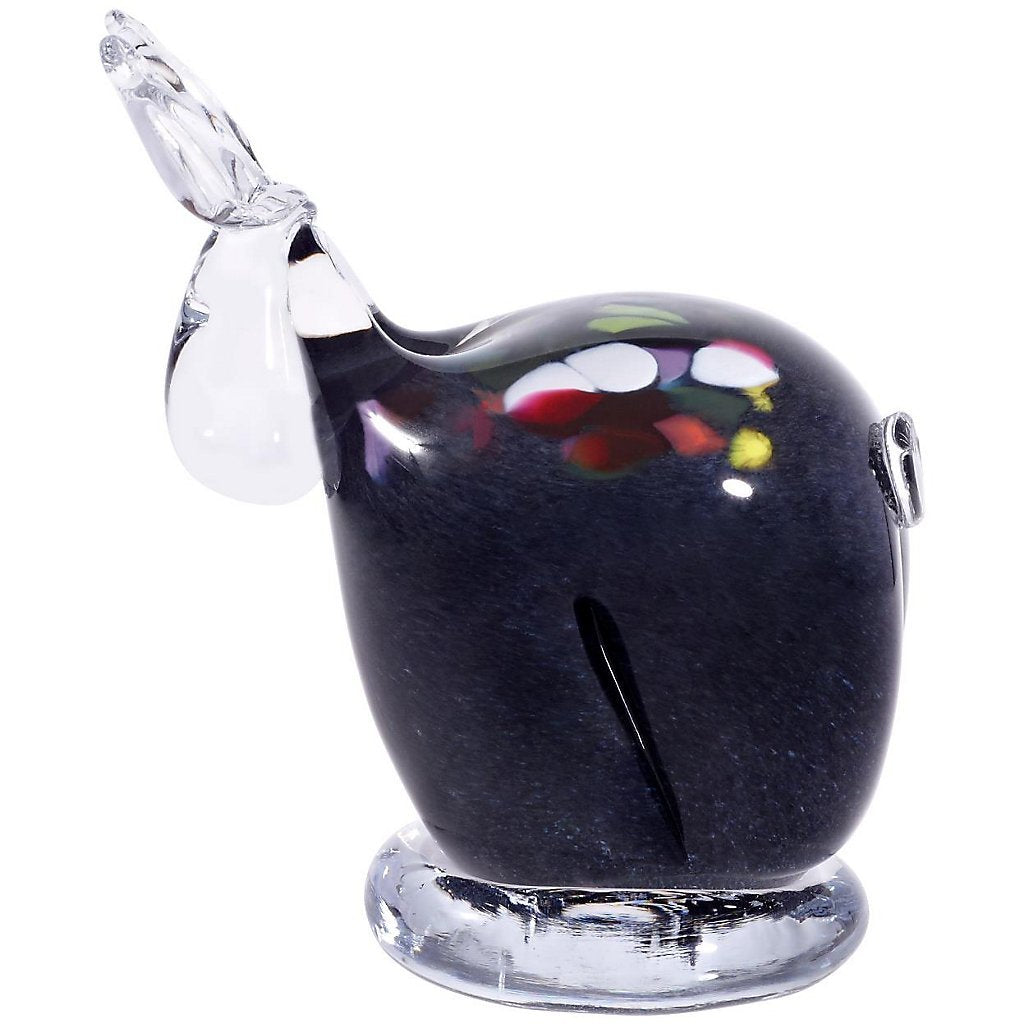 CRISTALICA Glasfigur Elch blaugrau 12cm