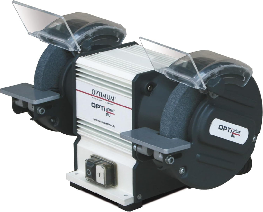 OPTIMUM Doppelschleifer OPTIgrind GU20 230 V (Funkenschutz, bruchsicherem Material) 3101515