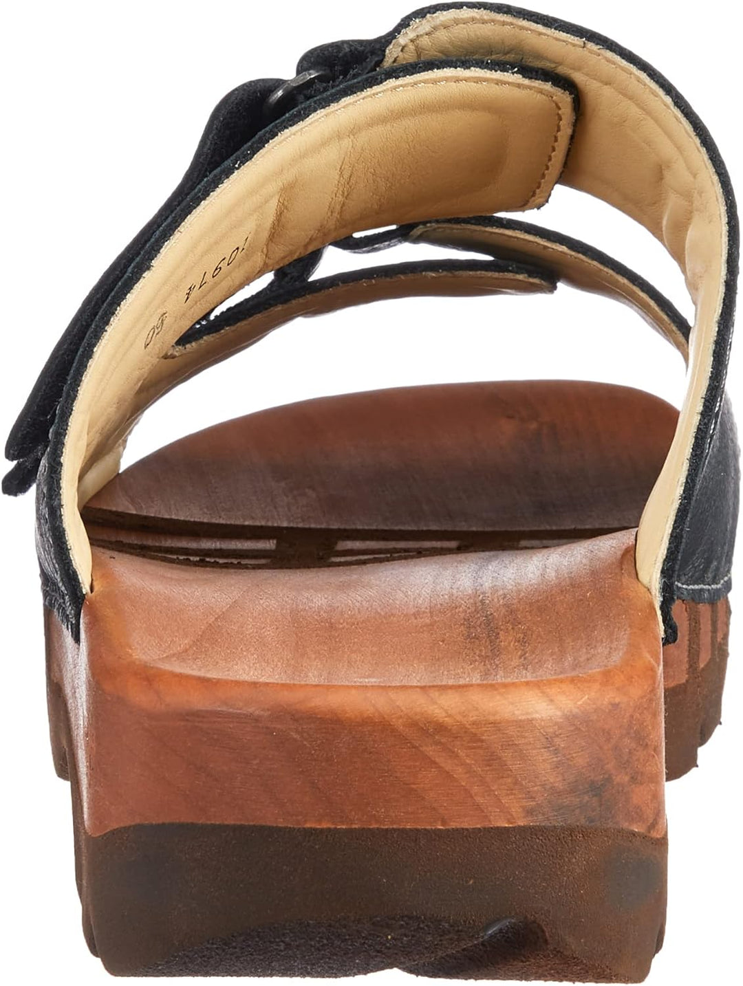 Woody Herren Roman Holzschuh 48 EU Schwarz