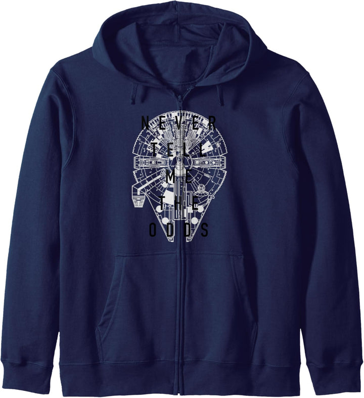 Star Wars Millennium Falcon Never Tell Me The Odds C1 Kapuzenjacke