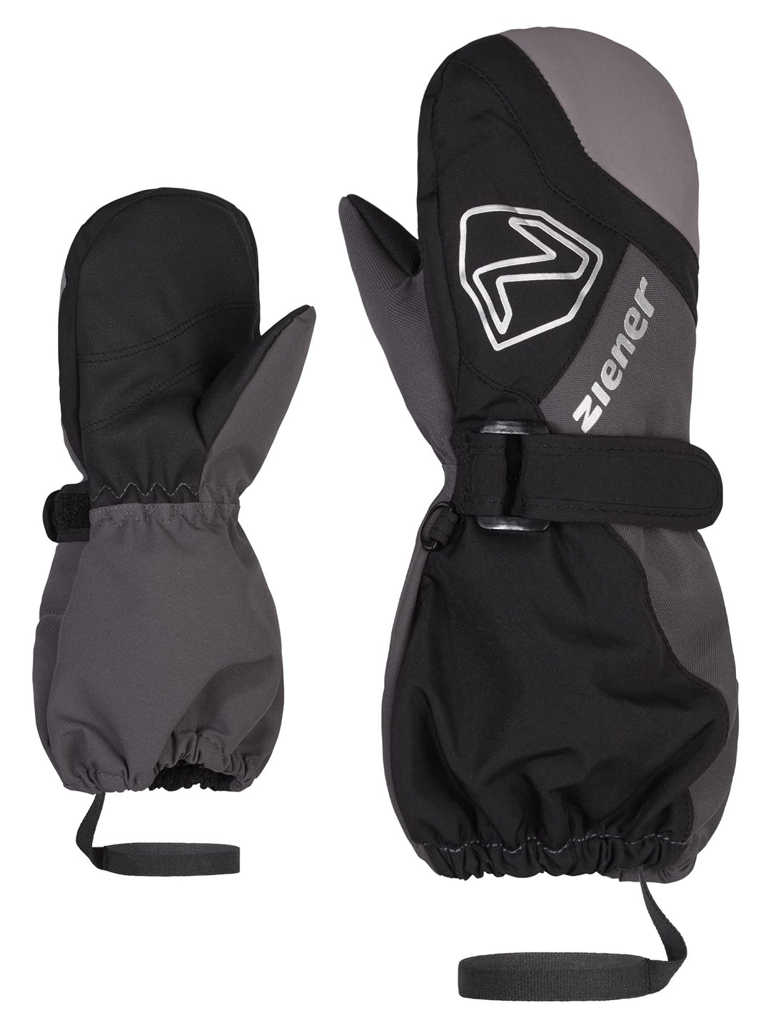 Ziener Unisex Baby Laurus Mitten Ski-Fäustling/Winter | wasserdicht, Lange Stulpe, reflektierend 122