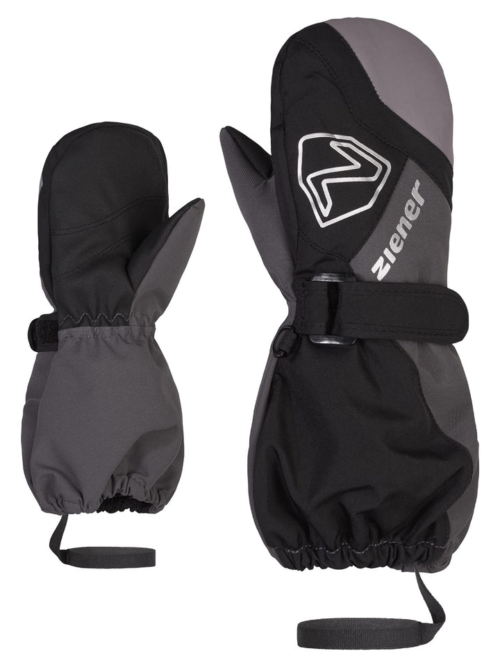 Ziener Unisex Baby Laurus Mitten Ski-Fäustling/Winter | wasserdicht, Lange Stulpe, reflektierend 122
