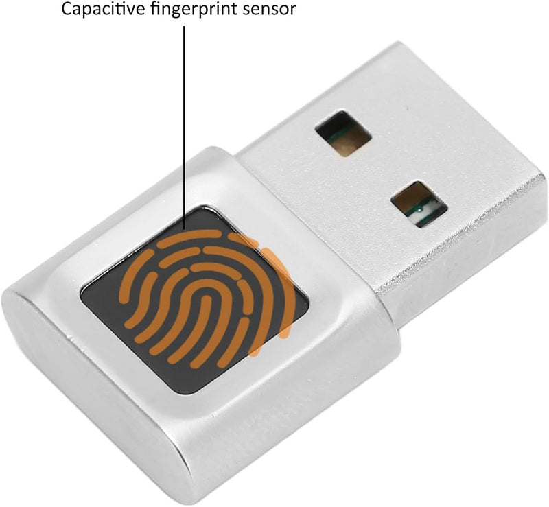 Cuifati USB-Fingerabdruckleser für Laptop-PC-Datenschutz, Sicherer Fingerabdruck Entsperrt, Smart Lo