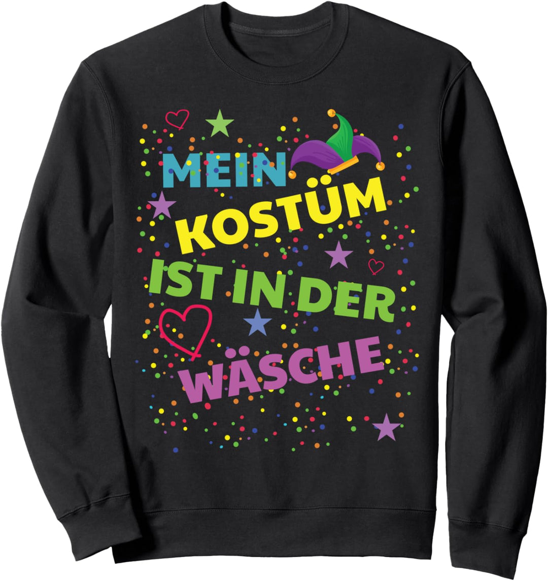 Karneval Kostüm Kostüm ist in der Wäsche Faschingskostüm Sweatshirt