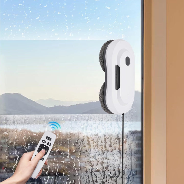 Fensterreiniger Fensterputzer Window Cleaner für Fensterreinigung mit Fernbedienung 2800 Pa Saugkraf