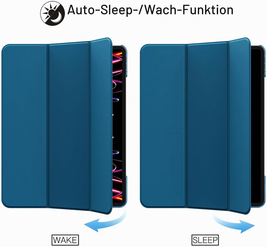 JETech Hülle für iPad Pro 12,9 Zoll (6./5. Generation, Modell 2022/2021), Unterstützung Pencil Aufla