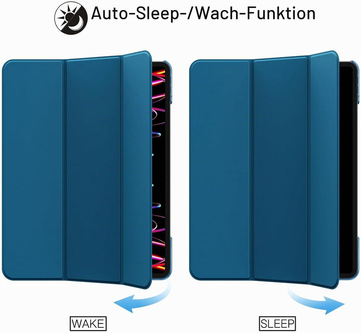 JETech Hülle für iPad Pro 12,9 Zoll (6./5. Generation, Modell 2022/2021), Unterstützung Pencil Aufla