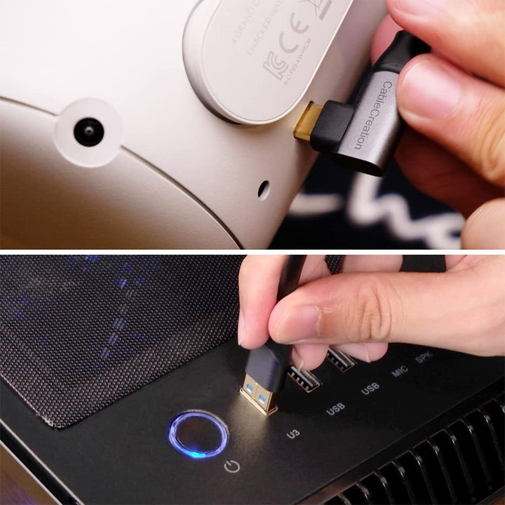 Kompatibel mit Quest 2 Link Kabel 5M, CableCreation USB 3.2 Gen1 auf USB C Kabel 5 Gbps, Link Kable
