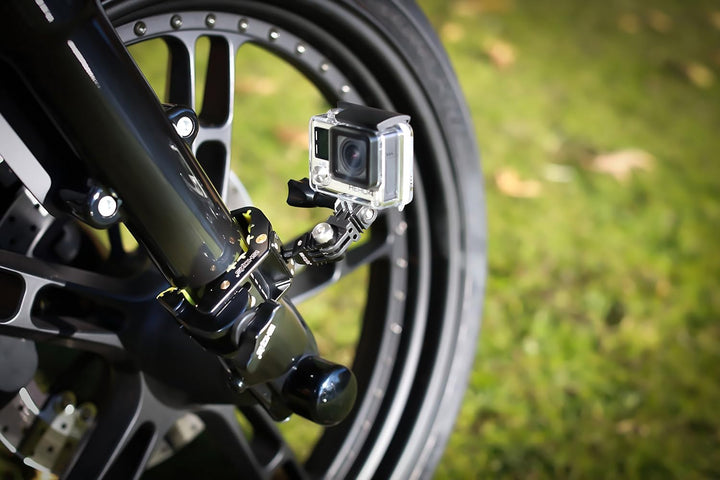 iSHOXS Shark | Rohrhalterung Sitzrohrklemme Lenkerhalter | passend für Gopro und kompatible Action c