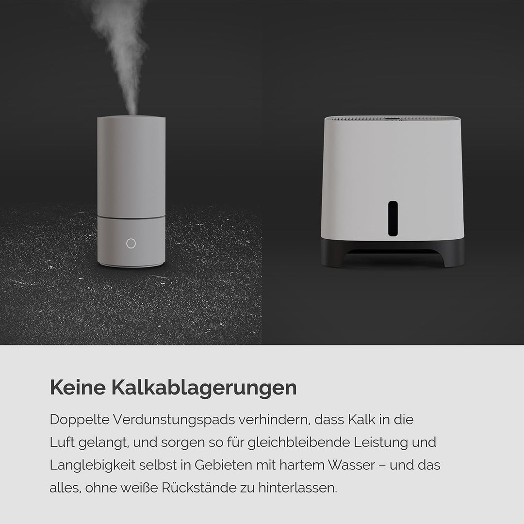 Meaco Armin 680 ml Verdunstungsbefeuchter für Zimmer mit zu 89 m2, grosser 4,7 L Tank, für weiches u