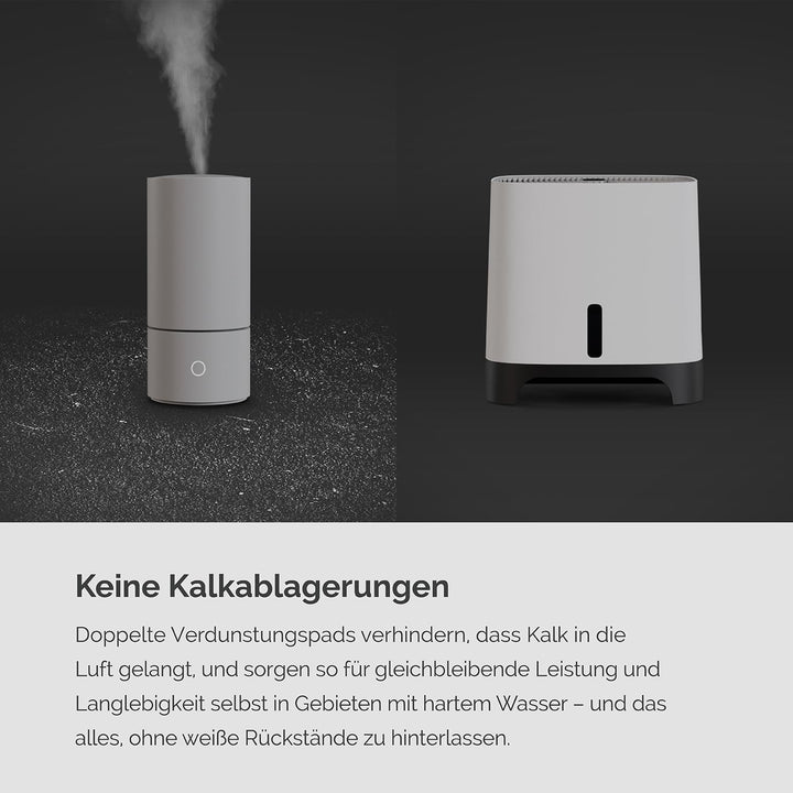 Meaco Armin 680 ml Verdunstungsbefeuchter für Zimmer mit zu 89 m2, grosser 4,7 L Tank, für weiches u