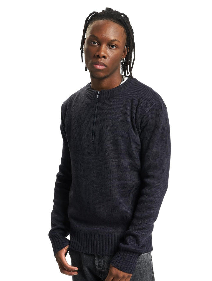 Brandit Army Pullover, Verschiedene Farbvarianten, Grössen S bis 5XL, S Navy Blau