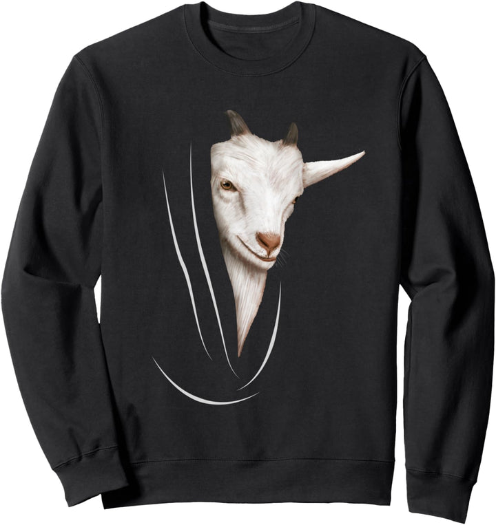 Ziege Kostüm Kleidung Kinder Landwirt Geschenk Outfit Ziegen Sweatshirt