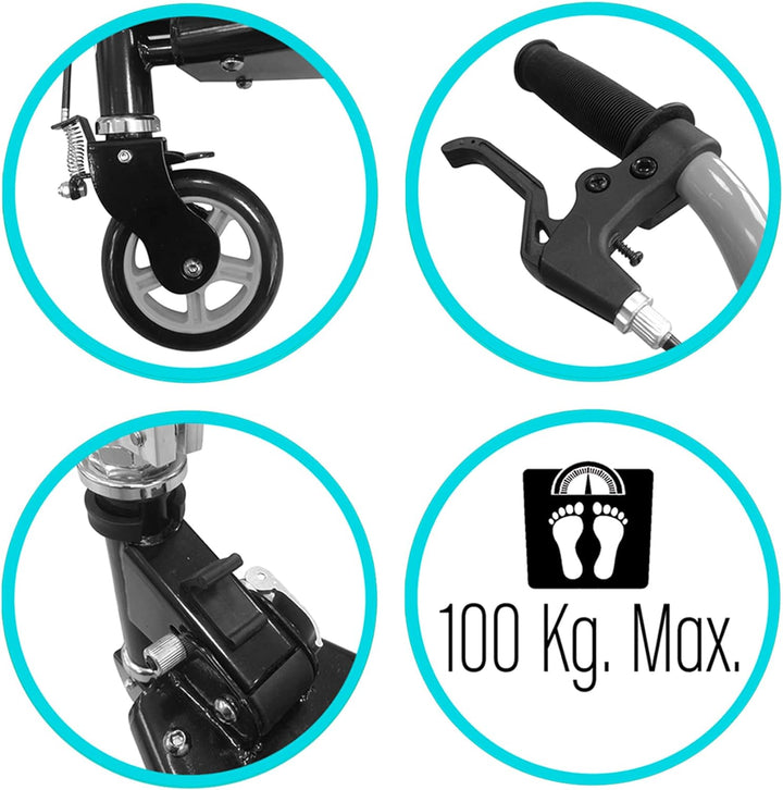 Technical Scooter SKIDS Control- Swing Carbone