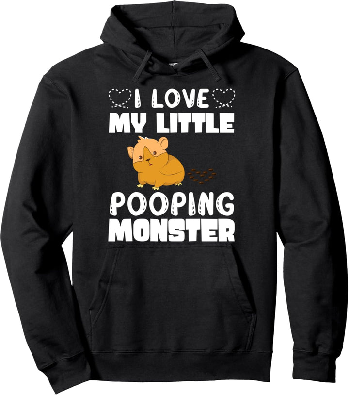 Ich liebe mein kleines kackendes Monstertierchen Hamster Pullover Hoodie