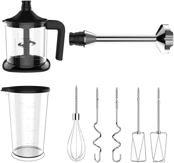 GASTROBACK 40983 Design Handmixer Pro, 5 Geschwindigkeiten und Turbo-Funktion, Dural-Aluminium gebür