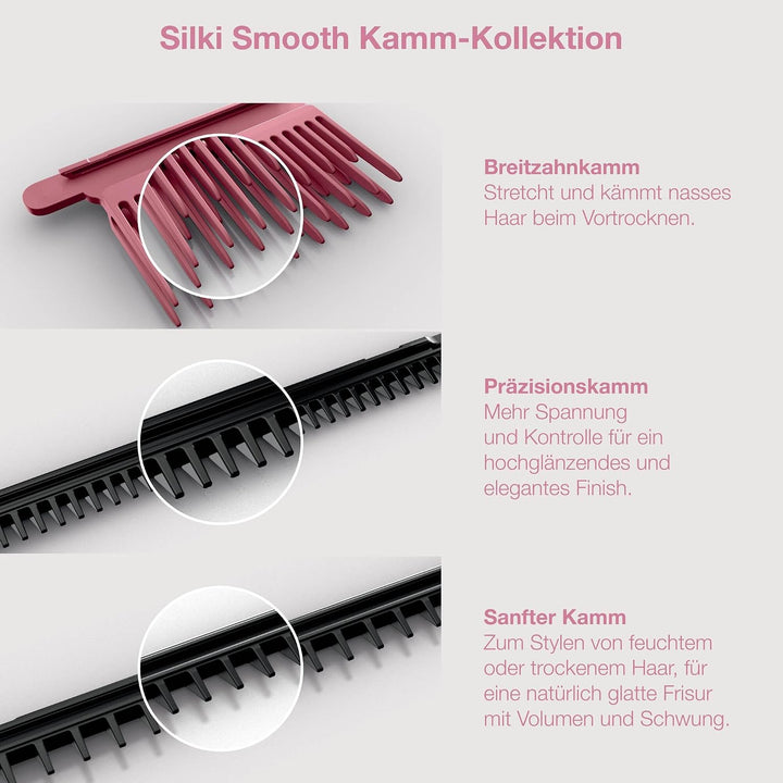 Shark SilkiPro Straight Glätteisen + Haartrockner in einem mit hitzebeständiger Aufbewahrungsbox – R
