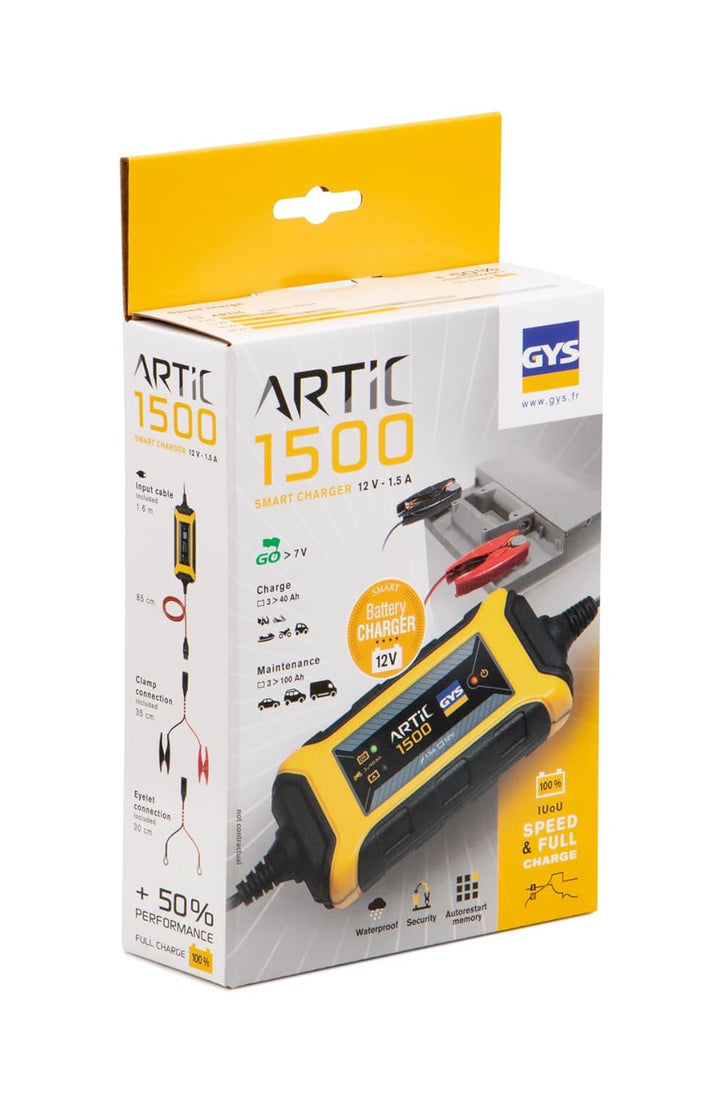 GYS Ladegerät Batterieladegeräte 12 V Artic 1500