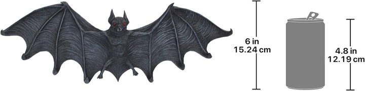 Design Toscano Halloween CL5847 Grosse Vampir Fledermaus modelliert Wandskulptur mit Haken Garderobe