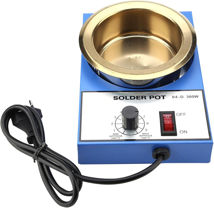 Löttopf, 220V 100mm Elektronischer Thermostat-Schaltkreis Löttopf Entlötbad 300W, 250W (optional) (E