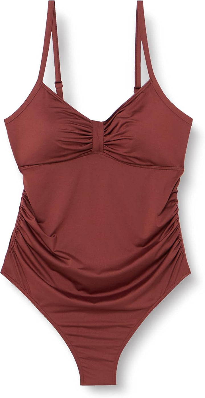Noppies Damen Saint Tropez Microfiber Swimsuit Badeanzug 38-40 Sable - N144, 38-40 Sable - N144