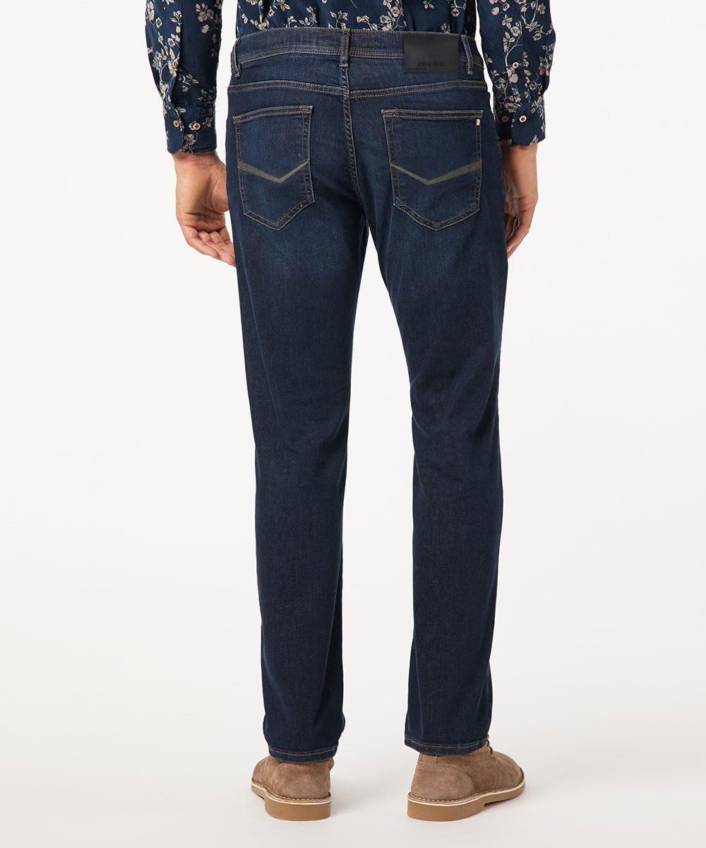 Pierre Cardin Herren Jeans Lyon Tapered | Männer Hose | Tapered Fit | Light Brown Used Buffies Washe