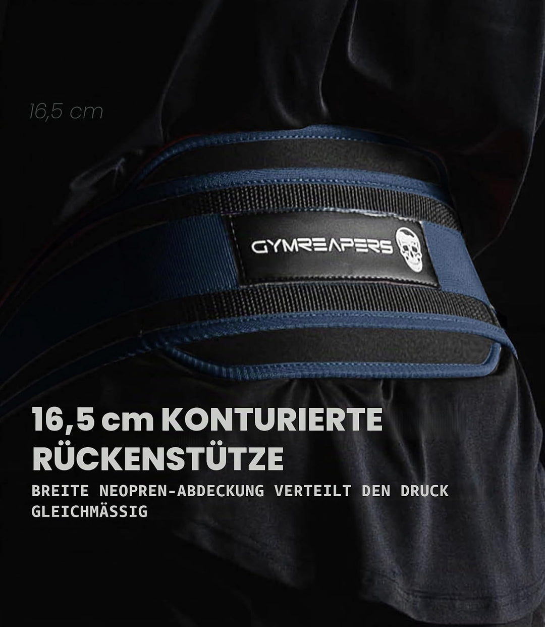 Gymreapers Dip-Gürtel mit Kette für Gewichtheben, Klimmzüge, Dips – robuste Stahlkette für zusätzlic