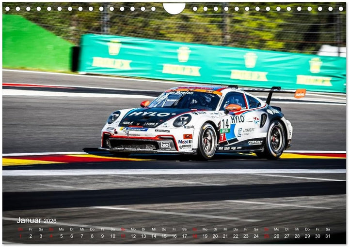 Motorsportkunst aus Weissach (Wandkalender 2026 DIN A4 quer), CALVENDO Monatskalender: Ein Kalender
