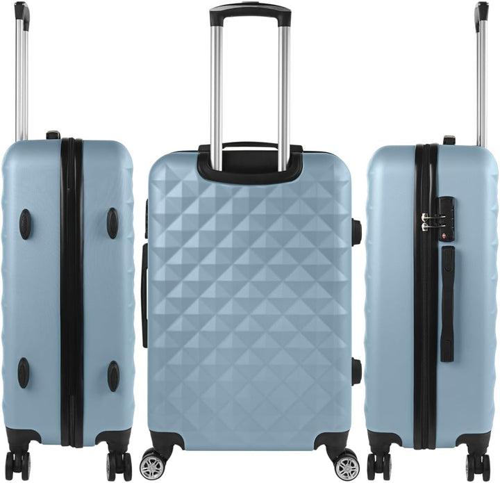 ITACA - Spielkoffer 4 Räder. Reisekoffer Set. Grosser, mittlerer Koffer und Kabinenkoffer. Reisekoff