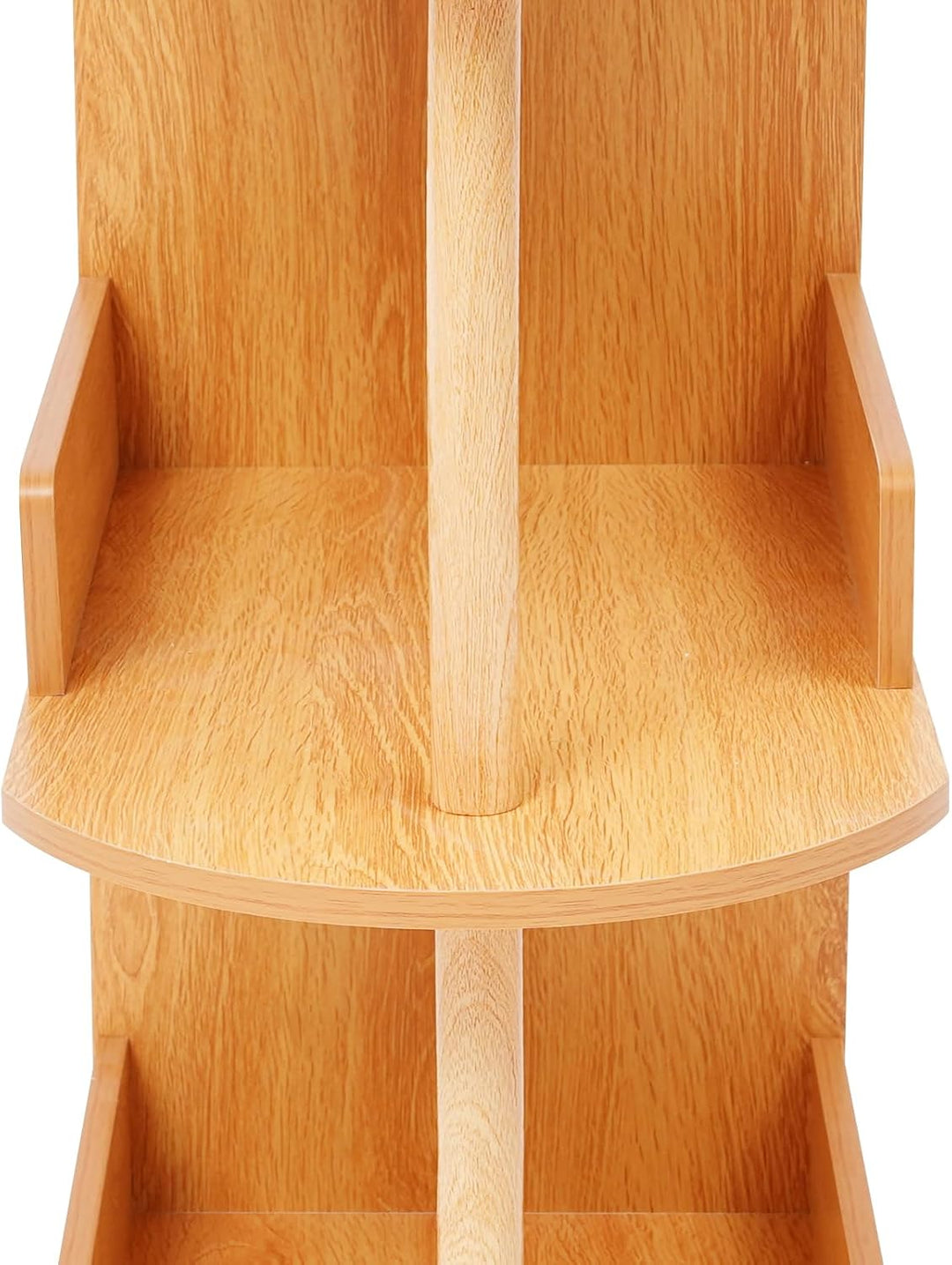 Standregal, 3-stufig, 48x30x72 cm, Holzoptik, freistehend, für Wohnzimmer