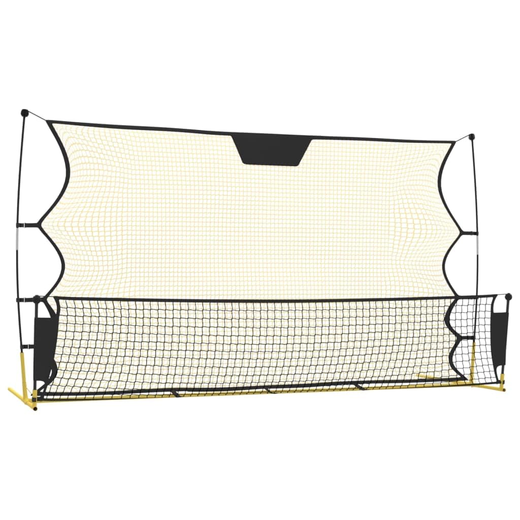 vidaXL Fussball Rebounder, Rebounder Netz mit Tragetasche, Fussball Prallwand für Fussball Training,