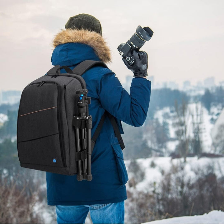 König Design Kamerarucksack Rolltop Fotorucksack Wasserdicht Robuste Rucksack für Spiegelreflexkamer