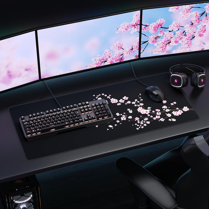TITANWOLF - XXL Speed Gaming Mauspad 900 x 400mm - XXL Mousepad - Tischunterlage Large Size - verbes