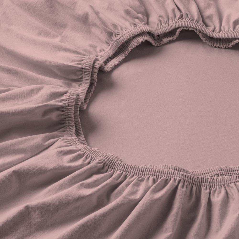 ESTELLA Spannbetttuch Feinjersey | Flieder | 120x200 cm | passend für Matratzen 120 cm (Breite) x 20