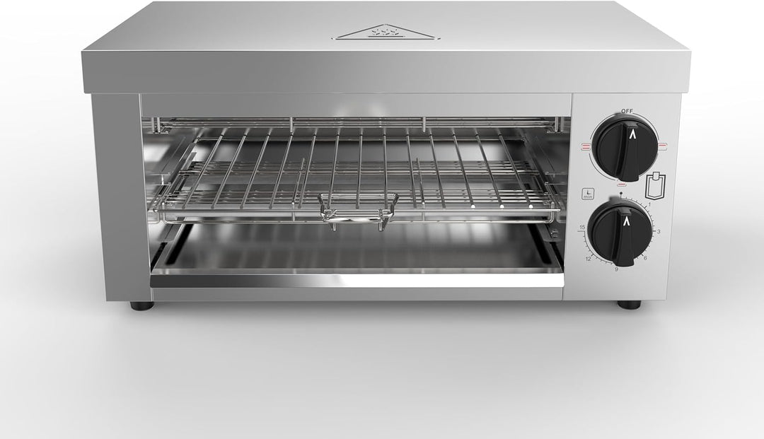 METRO Professional Toaster- / †berbackgerŠt GTO1002, Edelstahl, 49.2 x 28 x 24.4 cm, 2000 W, mit Koc